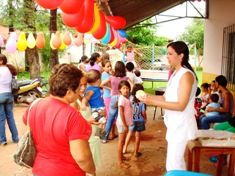Agentes de saúde monitoram a saúde das crianças de Iguatemi