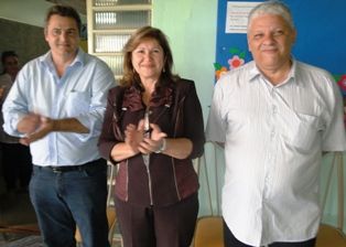 Prefeito Zé Roberto recebeu a Deputada Dione Hashioka em Iguatemi.