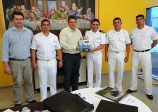 Marinha do Brasil foi recebida pelo prefeito de Iguatemi.