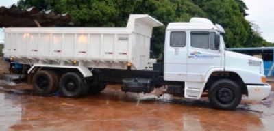 Novo caminhão truck basculante reforça frota da prefeitura de Iguatemi.