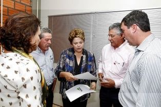 Zé Roberto fez parte da comitiva da Famasul que entregou documento sobre demarcações à presidenta Dilma
