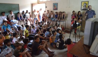 Crianças do PETI participaram de palestra sobre Drogas e Exploração Sexual Infantil