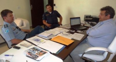 Novo comandante da Polícia Militar de Iguatemi visita Prefeito Zé Roberto.