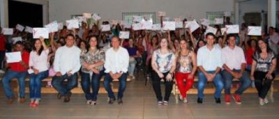 Assistência Social de Iguatemi realizou a entrega de certificados dos cursos de qualificação.