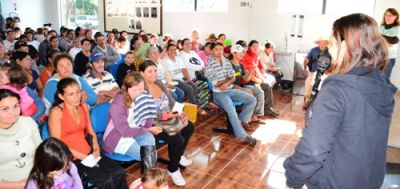 120 famílias contempladas com casas populares em Iguatemi participam de reunião sobre “Meio Ambiente”.