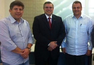 Zé Roberto e Deputado Lidio Lopes pedem a transformação da Agência do Banco do Brasil de Iguatemi.