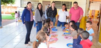 Prefeito e secretária de educação visitam escolas na volta às aulas em Iguatemi.