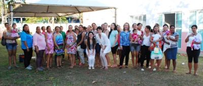 Casa da Gestante de Iguatemi promoveu encontro na semana mundial da amamentação.