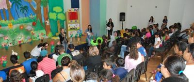 Secretaria de Educação, através da Educação Infantil, promoveu 1ª Mostra de Teatro Infantil.