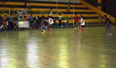 Final do Torneio de Futsal entre Programas Sociais no Ginásio de Esportes.