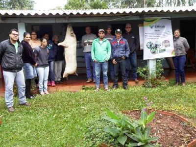 Assentamento Nossa Senhora Auxiliadora/SENAR/MS estão realizando Curso de Defumados para os Produtores de Iguatemi.