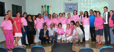 Rede Feminina de Combate ao Câncer lançou oficialmente a campanha “Outubro Rosa” em Iguatemi.