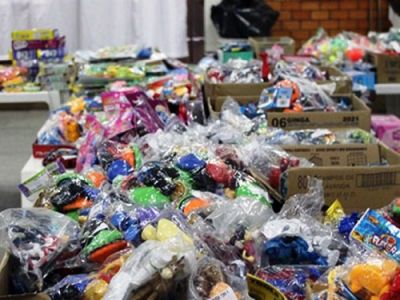Receita Federal contempla a prefeitura de Iguatemi com lote de brinquedos e utensílios.