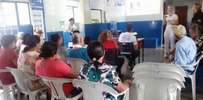 Coordenação do Posto de Saúde da Vila Operária realizou palestra com pacientes sobre “Higiene do Idoso”.