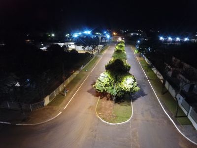 RUAS E AVENIDAS DE IGUATEMI JÁ CONTAM COM NOVO SISTEMA DE ILUMINAÇÃO DE LED E SEGUNDA ETAPA CONTEMPLARÁ VÁRIOS BAIRROS.