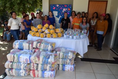 ASSISTÊNCIA SOCIAL DE IGUATEMI ENTREGA 50 CESTAS BÁSICAS E FRANGOS PARA AS FAMÍLIAS DO “PROJETO SE ESSA RUA FOSSE MINHA”.