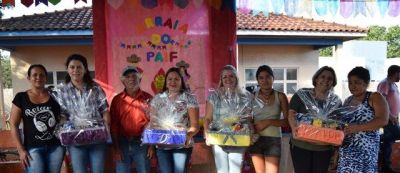 Famílias integrantes do Paif participam de festa julina na sede da Assistência Social.