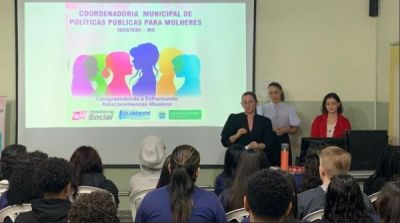 SEMANA DE COMBATE AO FEMINICÍDIO PROMOVE CONSCIENTIZAÇÃO NAS ESCOLAS ESTADUAIS DE IGUATEMI.