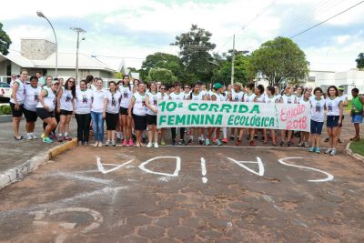 10ª Corrida Feminina encerra as comemorações da “Semana da Mulher”.