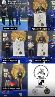 JIU-JITSU DE IGUATEMI FAZ BONITO EM COMPETIÇÃO NA CIDADE DE CASCAVEL-PR.