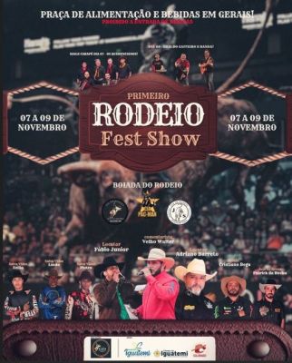 1º RODEIO FEST SHOW ACONTECE NO ASSENTAMENTO COLORADO NO PRÓXIMO FINAL DE SEMANA DIAS 7,8 E 9 DE NOVEMBRO.