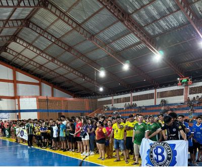 SECRETARIA DE ESPORTE REALIZA ABERTURA DA COPA GPT DE FUTSAL, CAMPEONATO QUE JÁ É UMA TRADIÇÃO DO SALONISMO IGUATEMIENSE.
