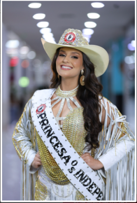 IGUATEMIENSE SAMYRA GONÇALVES É COROADA PRINCESA DA MAIOR FESTA DO PEÃO DA AMÉRICA LATINA EM BARRETOS-SP. 