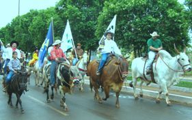 3ª Cavalgada promovida pelo Sindicato Rural de Iguatemi, foi sensacional.