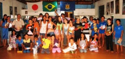 Crianças Caratecas de Iguatemi festejaram a páscoa.