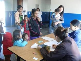Posto de Saúde da Vila Operária realizou pesagem e avaliação nutricional de 196 crianças.
