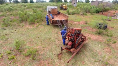 EMPRESA ESPECIALIZADA REALIZA SONDAGEM DE SOLO DE TERRENO PARA IMPLANTAÇÃO DE NOVO LOTEAMENTO EM IGUATEMI.