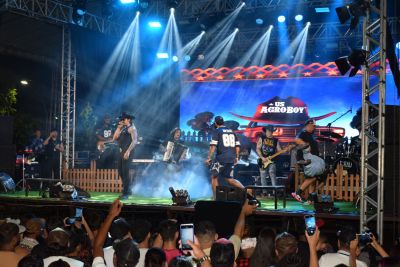 PRIMEIRA NOITE DE RÉVEILLION REUNIU MILHARES DE PESSOAS NA PRAÇA JOÃO FRANCISCO LOPES, NO SHOW DA DUPLA NACIONAL “US AGROBOY”.