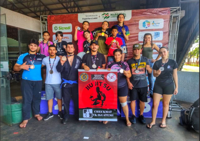 JIU-JITSU DE IGUATEMI É DESTAQUE EM COMPETIÇÃO NA CIDADE PARANAENSE DE MARECHAL CÂNDIDO RONDON.