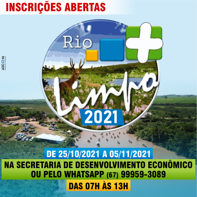 EDIÇÃO DO RIO MAIS LIMPO 2021, TERÁ COLETA DE LIXO E REPLANTIO DE MUDAS NAS MARGENS DO RIO IGUATEMI.