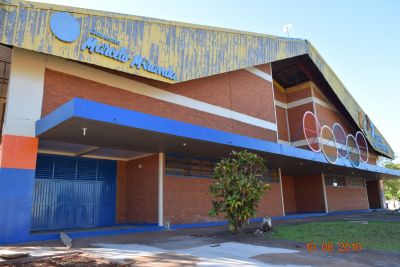 PREFEITO ZÉ ROBERTO ENTREGARÁ ATÉ DEZEMBRO GINÁSIO DE ESPORTES REFORMADO. PREFEITO ZÉ ROBERTO ENTREGARÁ ATÉ DEZEMBRO GINÁSIO DE ESPORTES REFORMADO.