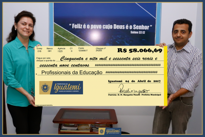 PREFEITA HONRA COMPROMISSO E PROFESSORES MUNICIPAIS DE IGUATEMI RECEBEM RATEIO DE 58 MIL DO FUNDEB PREFEITA HONRA COMPROMISSO E PROFESSORES MUNICIPAIS DE IGUATEMI RECEBEM RATEIO DE 58 MIL DO FUNDEB