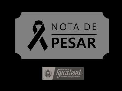 NOTA DE PESAR NOTA DE PESAR