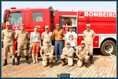 CORPO DE BOMBEIROS REALIZOU AULA PRÁTICA EM IGUATEMI