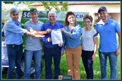 ASSENTAMENTO AUXILIADORA RECEBE CALCAREADEIRA PARA ATENDER AOS PEQUENOS PRODUTORES ASSENTAMENTO AUXILIADORA RECEBE CALCAREADEIRA PARA ATENDER AOS PEQUENOS PRODUTORES