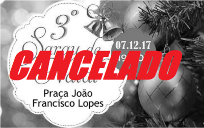 3º SARAU DE NATAL ESTÁ CANCELADO 3º SARAU DE NATAL ESTÁ CANCELADO
