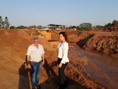Prefeita Dra. Patrícia vistoriou obras nesta segunda-feira. Prefeita Dra. Patrícia vistoriou obras nesta segunda-feira.