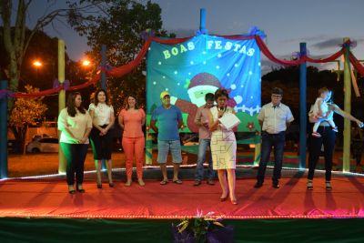 4º SARAU DE NATAL MOVIMENTOU NOITE IGUATEMIENSE COM BELAS APRESENTAÇÕES.