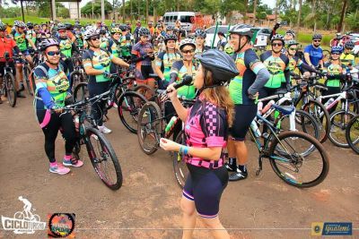 1º CICLOTURISMO EM IGUATEMI CONTOU COM A PARTICIPAÇÃO DE MAIS DE 220 CICLISTAS.
