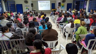 CREAS REALIZOU PALESTRA SOBRE ABUSO E EXPLORAÇÃO SEXUAL DE CRIANÇAS E ADOLESCENTES. CREAS REALIZOU PALESTRA SOBRE ABUSO E EXPLORAÇÃO SEXUAL DE CRIANÇAS E ADOLESCENTES.