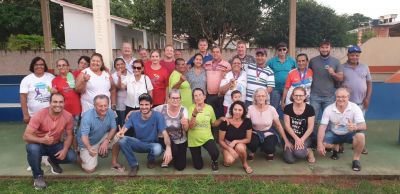 ASSISTÊNCIA SOCIAL REALIZOU 1º JOGOS DE BOCHA MÃES E FILHOS TERCEIRA IDADE.