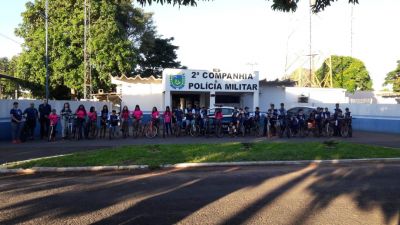 PATRÍCIA PARTICIPOU DE PASSEIO CICLÍSTICO EM COMEMORAÇÃO AO DIA DO MEIO AMBIENTE.