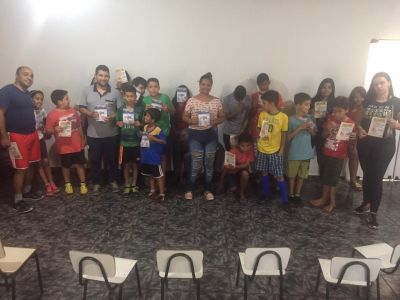 PALESTRA EDUCATIVA SOBRE DESCARTE DE LIXO COM ALUNOS D0 PROJETO BOM DE BOLA. PALESTRA EDUCATIVA SOBRE DESCARTE DE LIXO COM ALUNOS D0 PROJETO BOM DE BOLA.