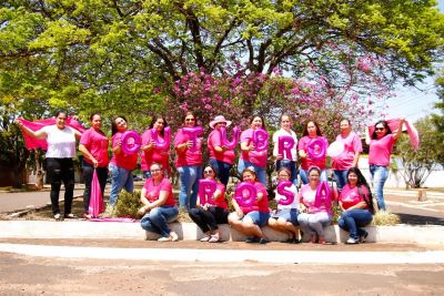 PROFISSIONAIS DO ESF-VILA NOVA SE MOBILIZAM PARA ALERTAR MULHERES DE IGUATEMI.