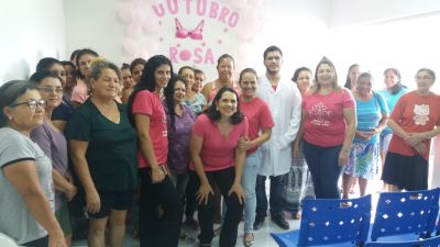 PROFISSIONAIS DA SAÚDE REALIZARAM PALESTRAS COM MULHERES DO ASSENTAMENTO COLORADO.