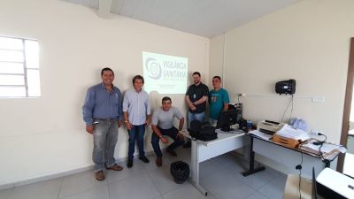 FISCAIS DA VIGILÂNCIA SANITÁRIA DE IGUATEMI PARTICIPAM DE CURSO.